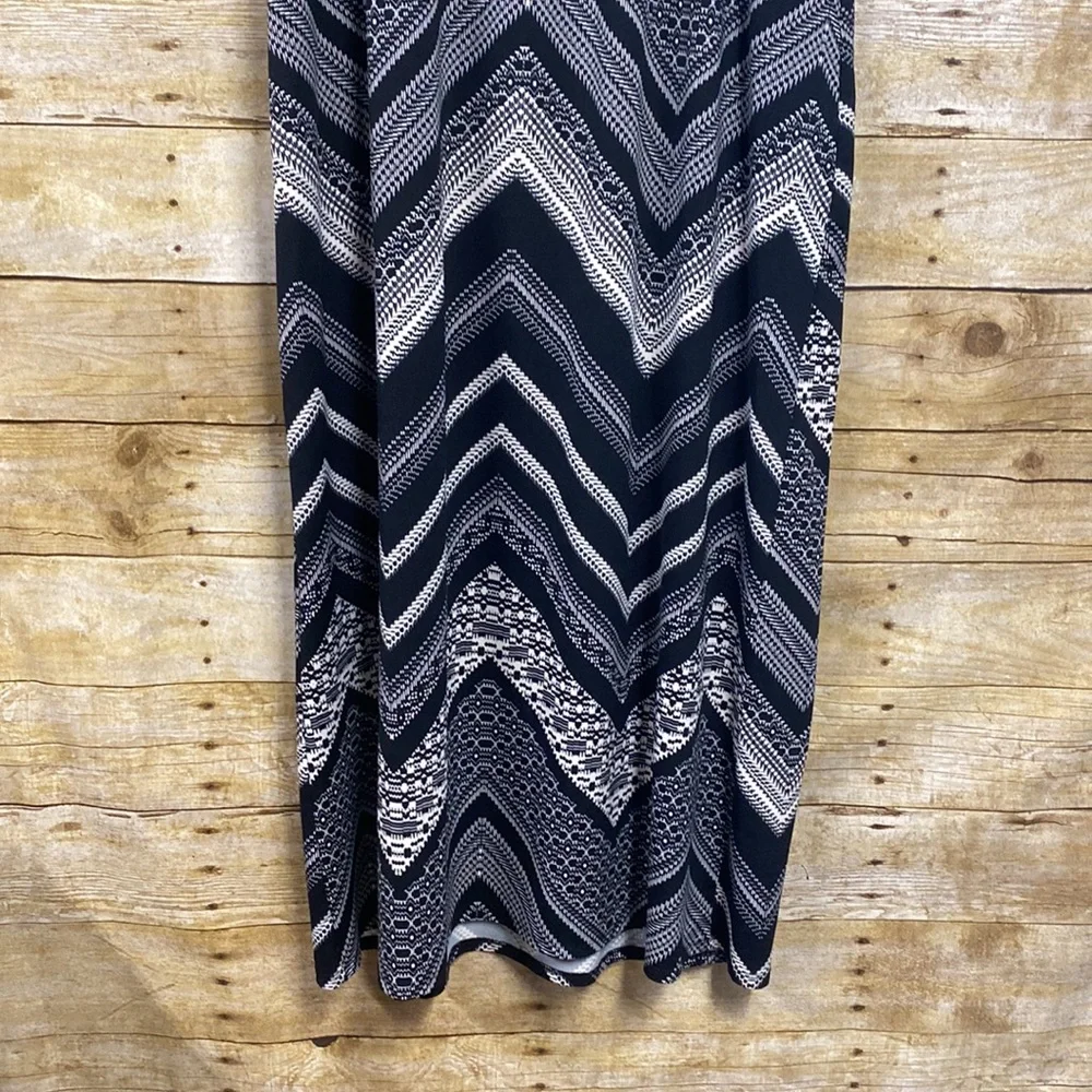 Vintage AB Studio chevron print maxi skirt size medium - Picture 4 of 10